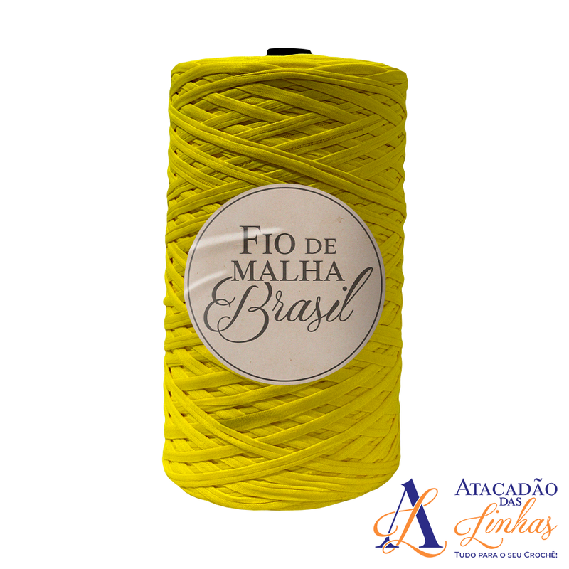 Fio De Malha Brasil 500g - Tons de Amarelo