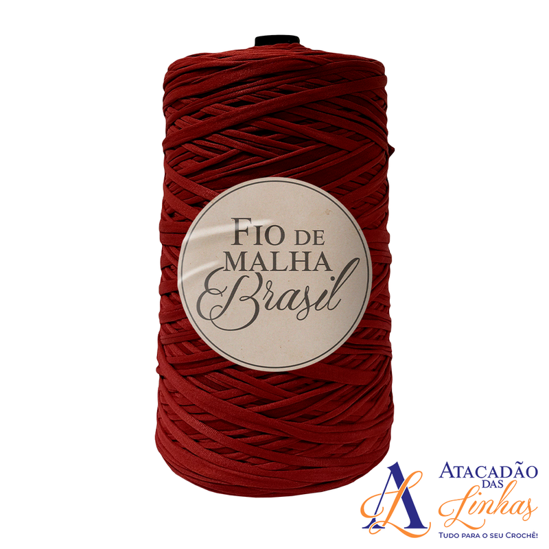 Fio De Malha Brasil 500g - Tons de Bordô/Vinho/Marsala