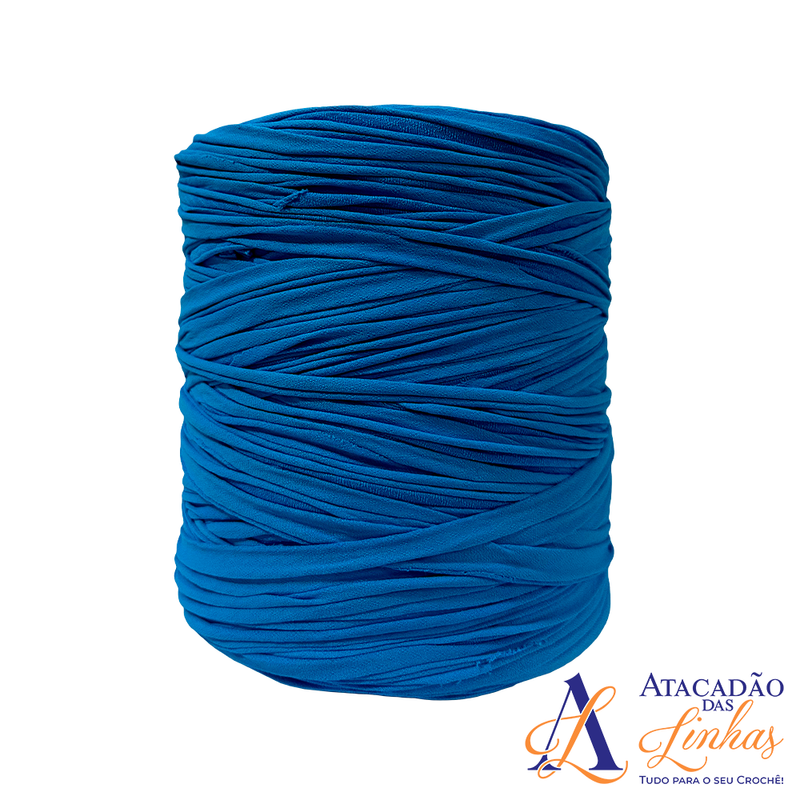 Fio De Malha Brasil 1kg - Tons de Azul Médio/Royal