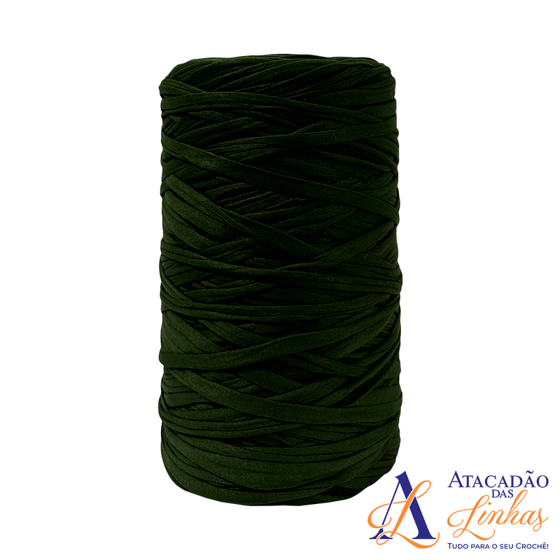 Fio De Malha Brasil 500g - Tons de Verde Bandeira