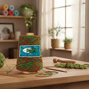 [ESPECIAL DE NATAL] Barbante Metálico Premium Eco Brasil 400m Fio 6 – Linha Brilhante para Artesanato, Crochê e Tricô