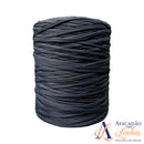 Kit Fio de Malha Brasil - 10 Rolos 1Kg Preto - Para Crochê Al Residual Bolsa Tapete Promoção 1 Kilo Lycra Elastano fl