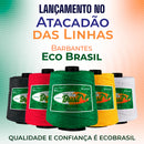 Barbante Eco Brasil 1Kg Fio 6 - Crochê Artesanato Tricô Macramê - Linha Completa de Cores