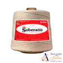 Barbante Soberano Cru Fio 6  - Cones de 1Kg e 700g - Crochê, Tricô e Artesanato - Macio, Não Desbota, Não Mancha