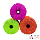 Fio de Malha Brasil -  500g - CORES NEONS ESPECIAIS Crochê Residual Bolsa Tapete Lycra Elastano Algod