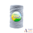Kit 2 Rolos de 500g Fio de Malha Brasil - Cores Básicas - Preto, Branco e Azul Marinho - Crochê Fio Residual fl