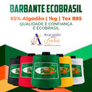 KIT 20 ROLOS BARBANTE ECO BRASIL 1Kg Fio 6 - ATACADO - Crochê Artesanato Tricô Macramê - Linha Completa de Cores fl