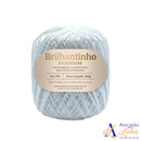 Brilhantinho Premium 100% Poliéster 100g - Fio 4 - Linha com Brilho Extra para Crochê Similar a Linha Encanto