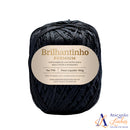 Brilhantinho Premium 100% Poliéster 100g - Fio 4 - Linha com Brilho Extra para Crochê Similar a Linha Encanto