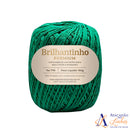 Brilhantinho Premium 100% Poliéster 100g - Fio 4 - Linha com Brilho Extra para Crochê Similar a Linha Encanto