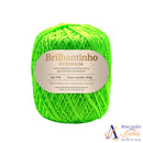 Brilhantinho Premium 100% Poliéster 100g - Fio 4 - Linha com Brilho Extra para Crochê Similar a Linha Encanto
