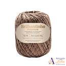 Brilhantinho Premium 100% Poliéster 100g - Fio 4 - Linha com Brilho Extra para Crochê Similar a Linha Encanto