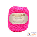 Brilhantinho Premium 100% Poliéster 100g - Fio 4 - Linha com Brilho Extra para Crochê Similar a Linha Encanto