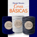 Fio de Malha Brasil - 1Kg - Cores Variadas OFERTA Crochê Residual Bolsa Tapete Lycra Elastano Algod