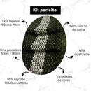 Kit Jogo de Tapetes Qualidade Premium - 3 Peças em Fio de Malha – (2 Tapetes + 1 Passadeira) - Fio Grosso fl