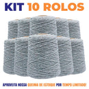 OFERTA VÁLIDA ATÉ DOMINGO  - Kit 5 Barbantes 600g Fio 6 - Crochê Artesanato Tricô Macramê - PROMOÇÃO IMPERDIVEL fl