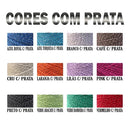 [ESPECIAL DE NATAL] Barbante Metálico Premium Eco Brasil 400m Fio 6 – Linha Brilhante para Artesanato, Crochê e Tricô