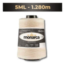 Barbante Cru Monarca 500g Fio Macio Leve de Algodão nº3/5/8 Soberano
