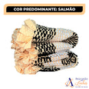 Kit Jogo de Tapetes Qualidade Premium - 3 Peças em Fio de Malha – (2 Tapetes + 1 Passadeira) - Fio Grosso fl