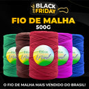 [PRE - LIQUIDA 8.8] Fio de Malha Brasil -  500g - Cores Variadas Bolsa Tapete Lycra Elastano Algodão