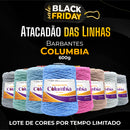 Barbante Columbia 600g Fio 6 - Crochê Tricô Macramê - LANÇAMENTO DE CORES NOVAS