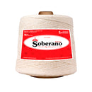 Barbante Soberano Cru 1Kg - Fios N°: 2,3,4,6,8 e 10  - Macio, Sem resíduo, Não Desbota, Crochê, Tricô e Artesanato
