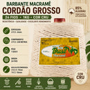 Barbante Eco Brasil Cru 1kg 24 Fios Macramê Cordão Grosso 4mm Soberano 238m