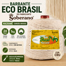 Barbante Macramê 1Kg Eco Brasil Cru 24 Fios 238m Cordão Grosso Premium para Artesanato