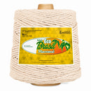 Barbante Macramê 1Kg Eco Brasil Cru 24 Fios 238m Cordão Grosso Premium para Artesanato