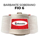 Barbante Soberano Cru 1Kg - Fios N°: 2,3,4,6,8 e 10  - Macio, Sem resíduo, Não Desbota, Crochê, Tricô e Artesanato