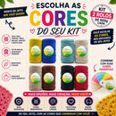 [DESCONTO ESPECIAL] Kit Fio de Malha Brasil 500g -  A partir de R$15 - Kit 2 Rolos Crochê Tapete Promoção Econômico