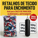 Enchimento de Saco de Pancada Retalhos e Tecidos - Usado em Almofadas e Artesanato - 3Kg, 5Kg, 10Kg, 15Kg, 20Kg e 25 Kg