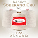 Barbante Soberano Cru 1Kg - Fios N°: 2,3,4,6,8 e 10  - Macio, Sem resíduo, Não Desbota, Crochê, Tricô e Artesanato